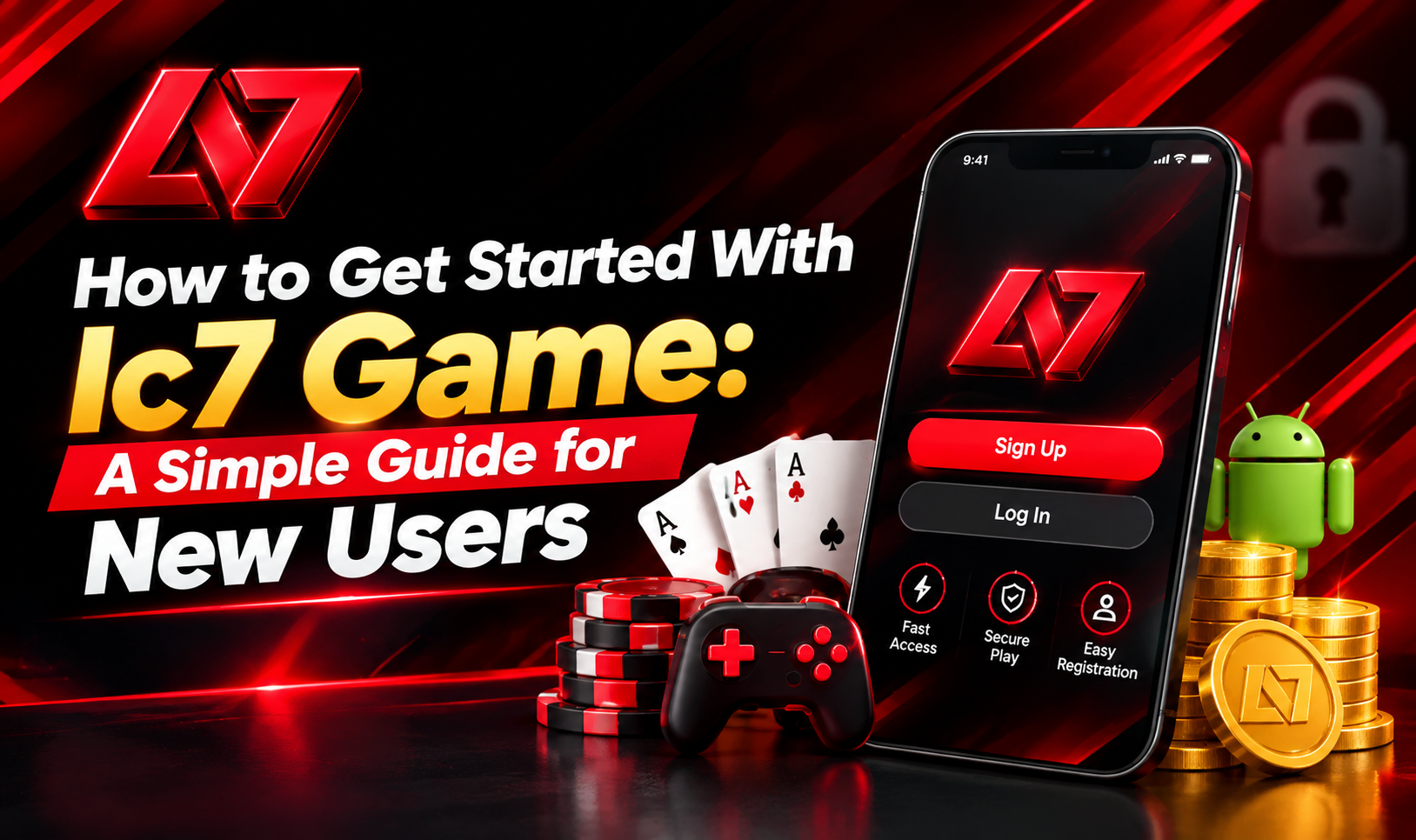 IC7 Game beginner guide with mobile interface