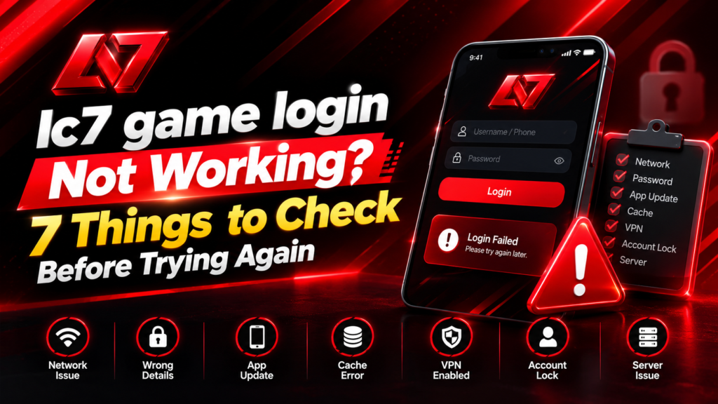 Ic7 Game Login Not Working Troubleshooting Guide