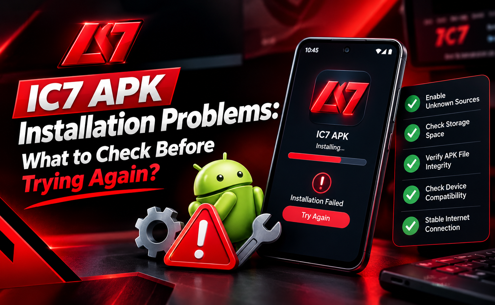 IC7 APK installation